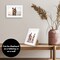 Americanflat Picture Frame with Mat - Modern Design, Shatter-Resistant Glass, Dual Sawtooth Hangers, Ideal for Home and Office Decor